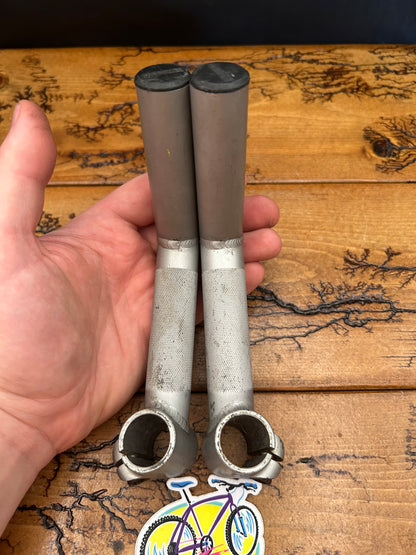 Control Tech Stix L Bend Silver Bar Ends
