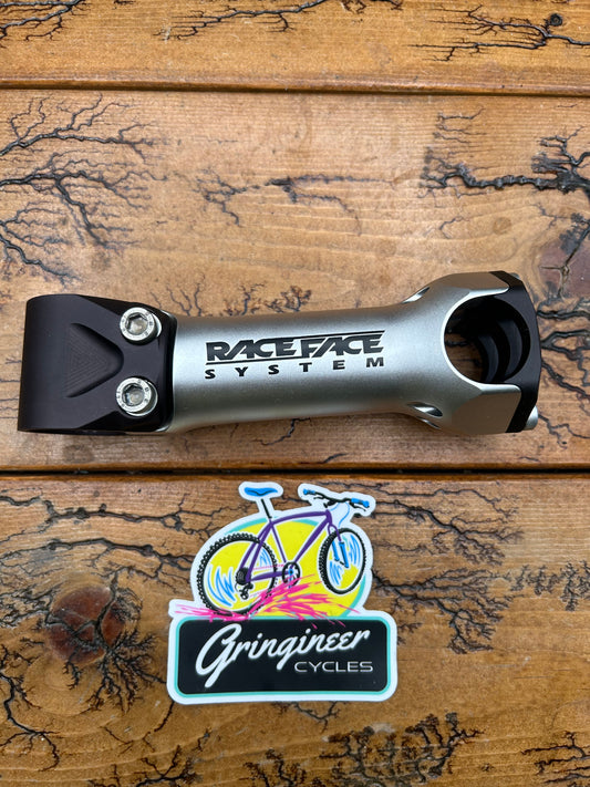 Raceface System 120mm 5 Degree Silver 1 1/8 25.4mm Threadless Stem NOS