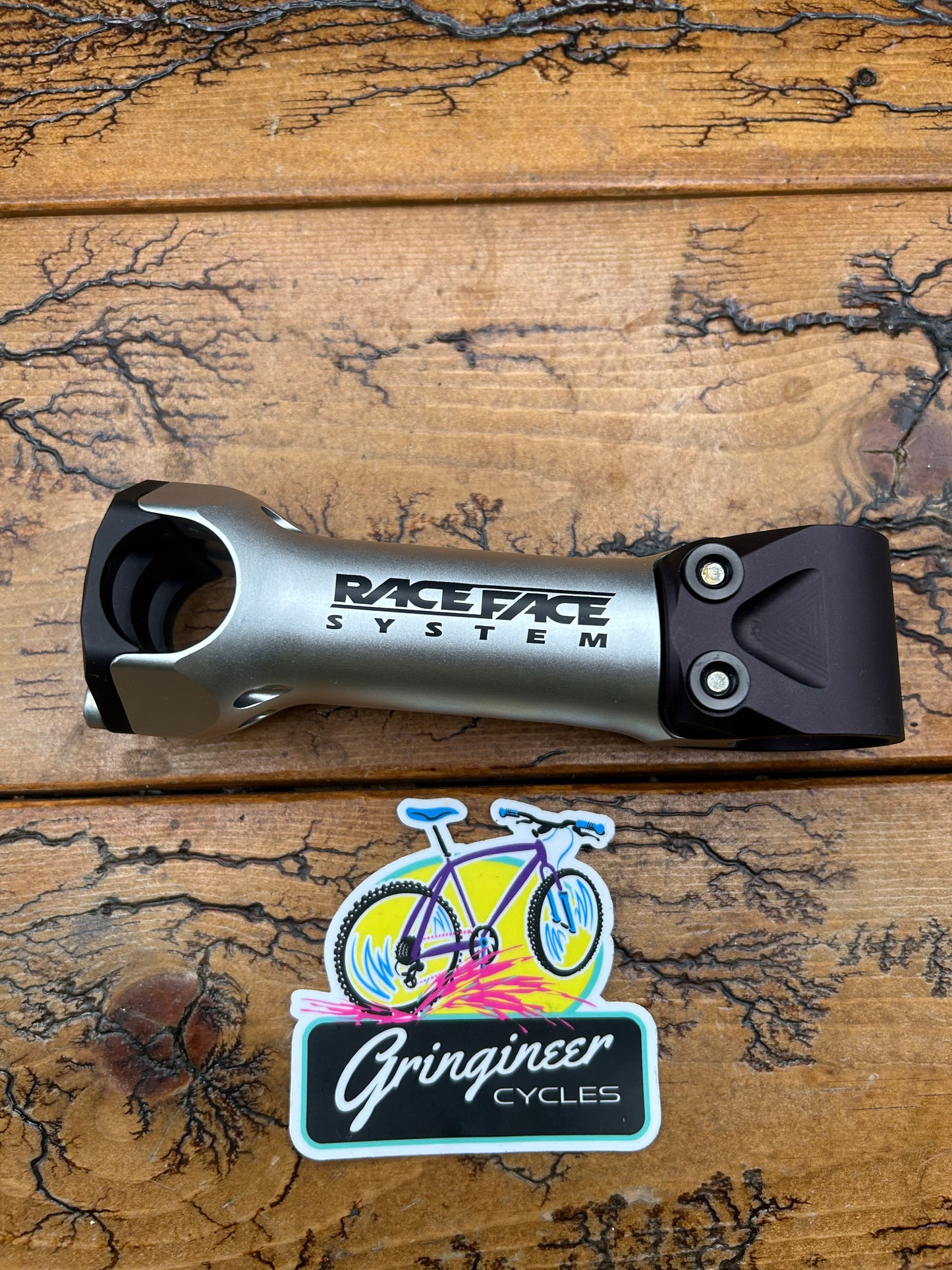 Raceface System 120mm 5 Degree Silver 1 1/8 25.4mm Threadless Stem NOS
