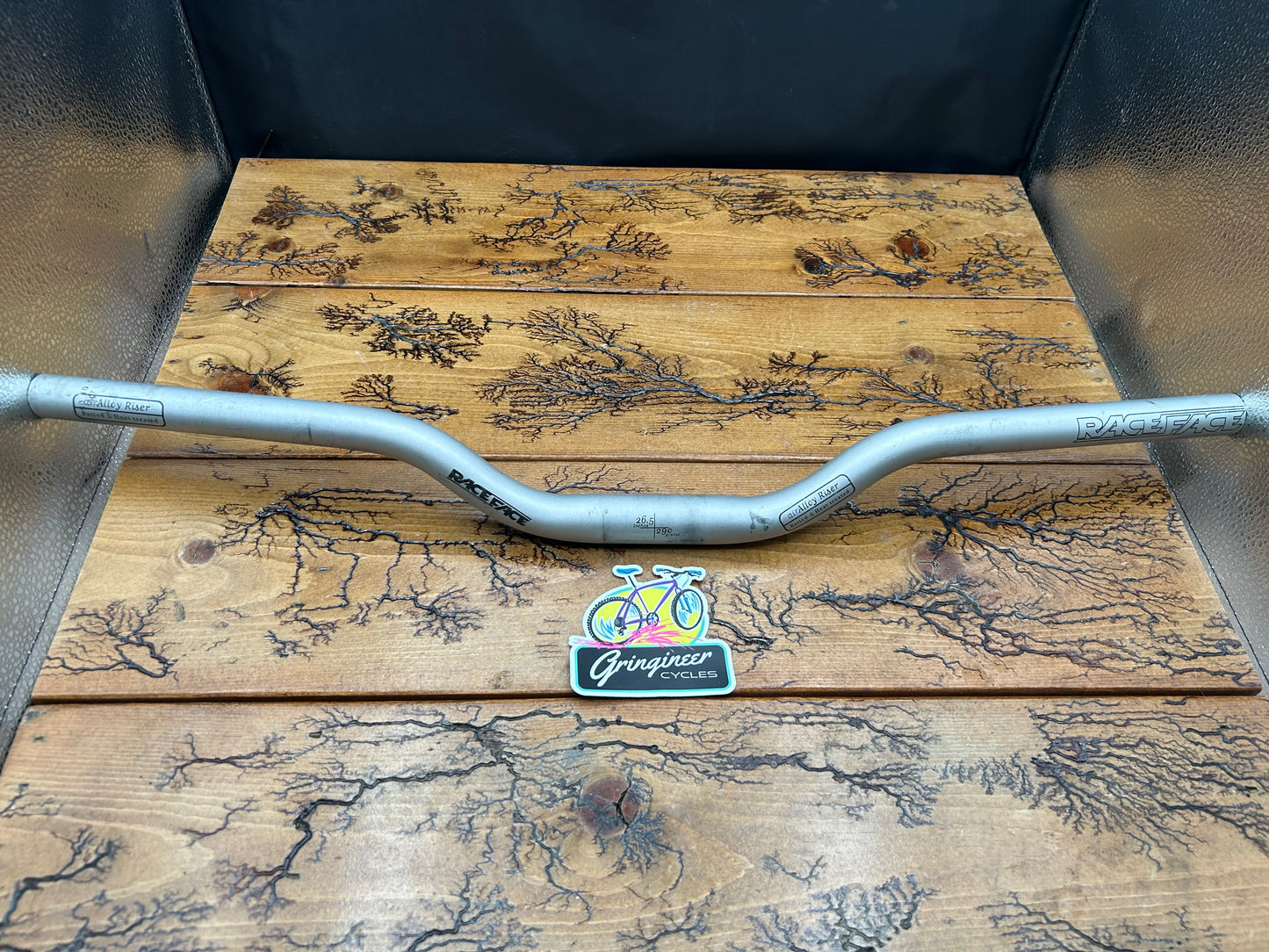 Raceface 615mm 25.4mm Air Alloy Silver Riser Handlebar