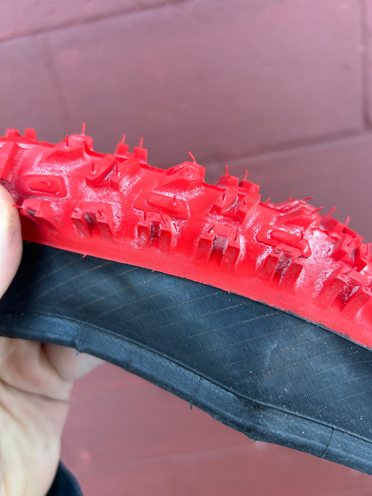 Michelin Hot S 26x2.2 Red and Black Folding Bead Tire NOS