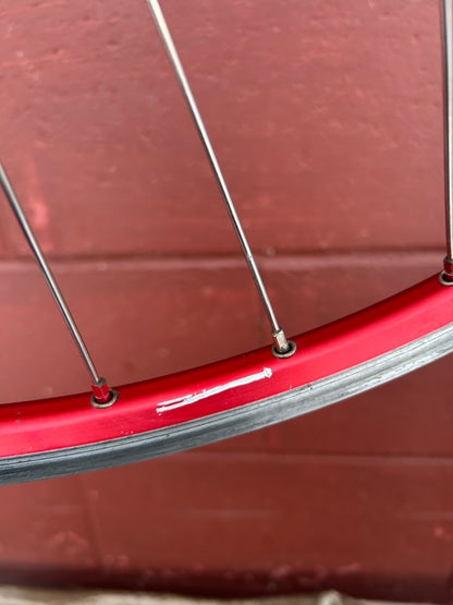 Sun Rims Red Anodized CR17A Coda 900 26 Inch Wheelset