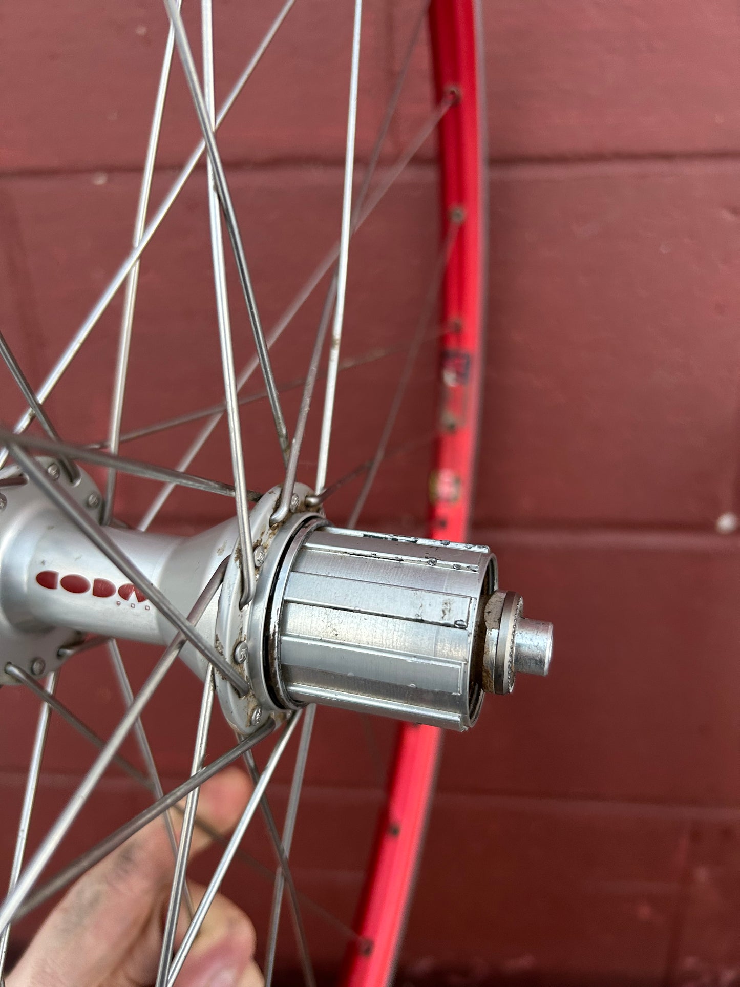 Sun Rims Red Anodized CR17A Coda 900 26 Inch Wheelset