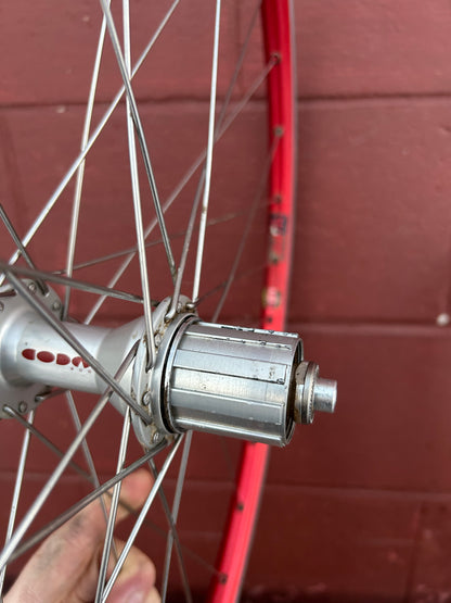 Sun Rims Red Anodized CR17A Coda 900 26 Inch Wheelset