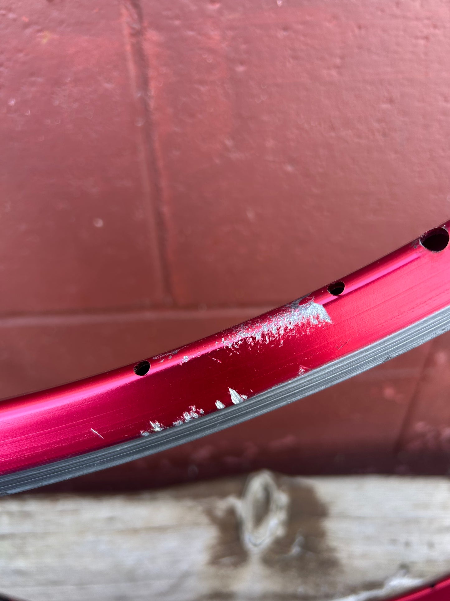 Velocity AeroHeat AT Red Anodized 26" 32 Hole Rims