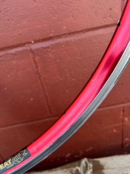 Velocity AeroHeat AT Red Anodized 26" 32 Hole Rims