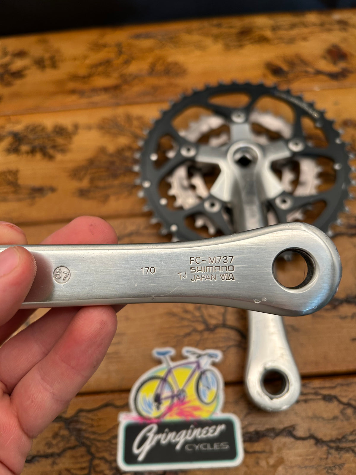 Shimano Deore XT FC-M737 44/32/22 170mm Crankset
