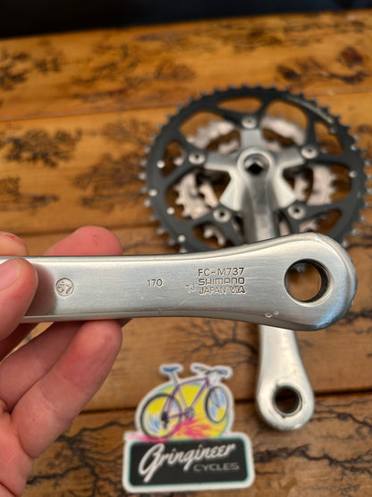 Shimano Deore XT FC-M737 44/32/22 170mm Crankset