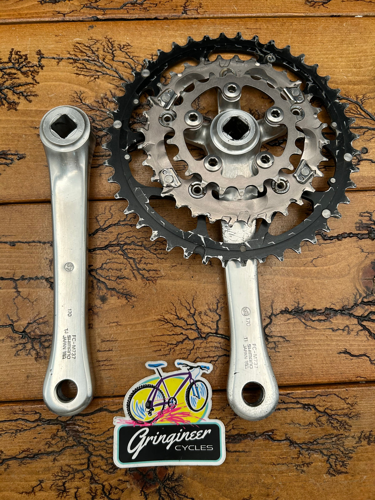 Shimano Deore XT FC-M737 44/32/22 170mm Crankset