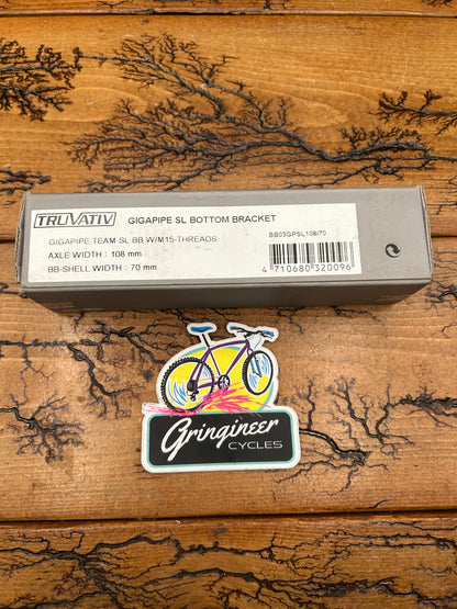 Truvativ Gigapipe Team SL 70x108mm Italian Threaded Bottom Bracket NOS