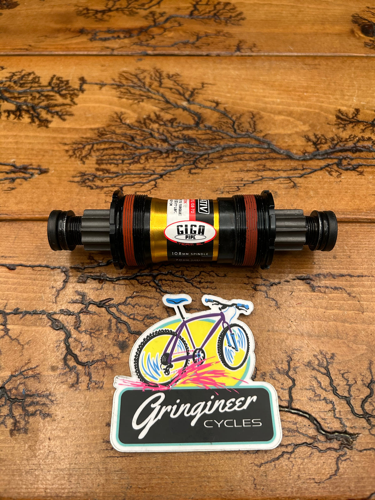 Truvativ Gigapipe Team SL 70x108mm Italian Threaded Bottom Bracket NOS