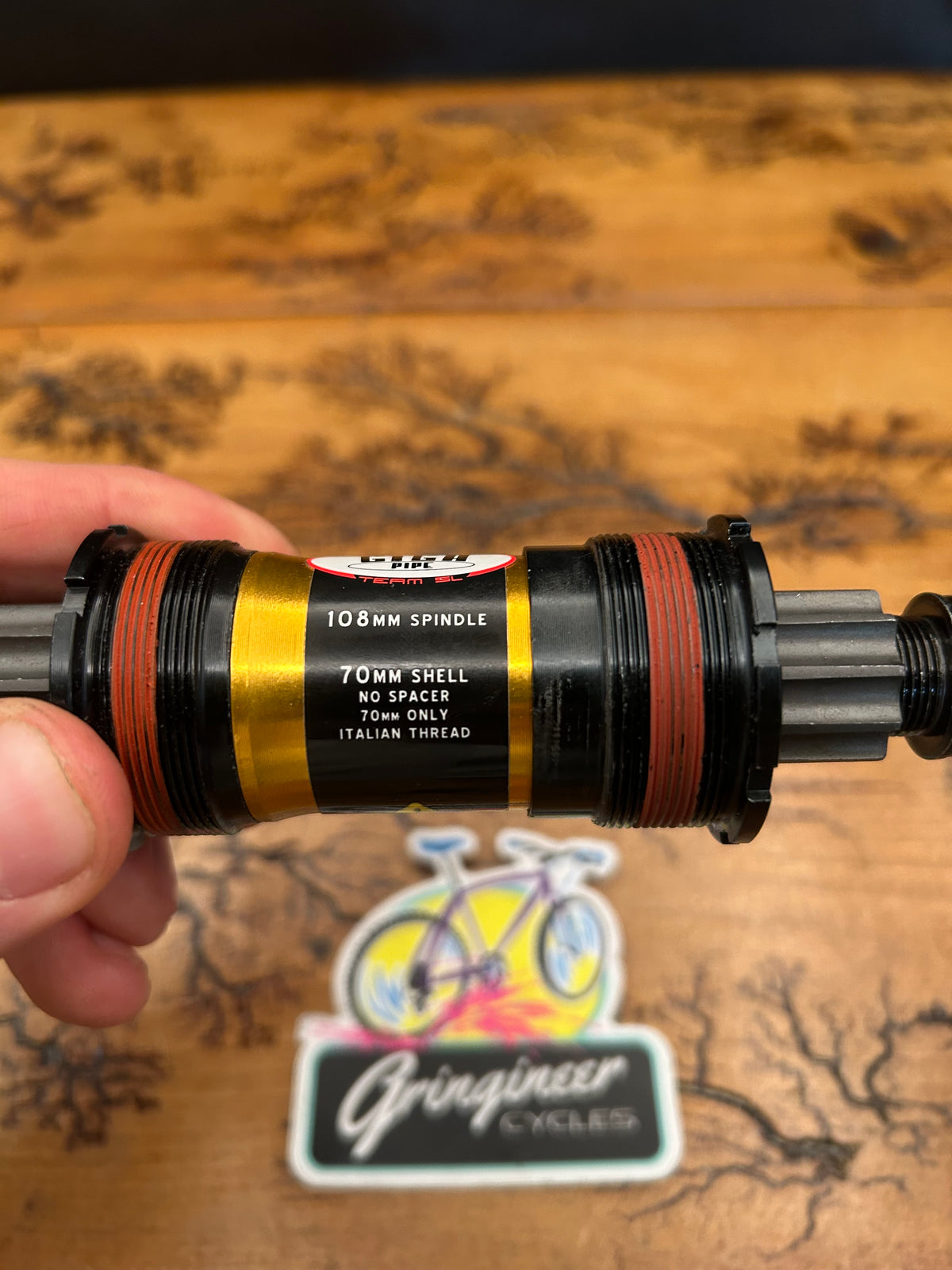 Truvativ Gigapipe Team SL 70x108mm Italian Threaded Bottom Bracket NOS