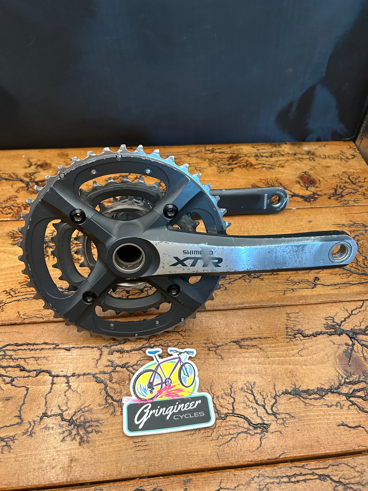 Shimano XTR FC-M970 44/32/22 HollowTech II Crankset With Bottom Bracket