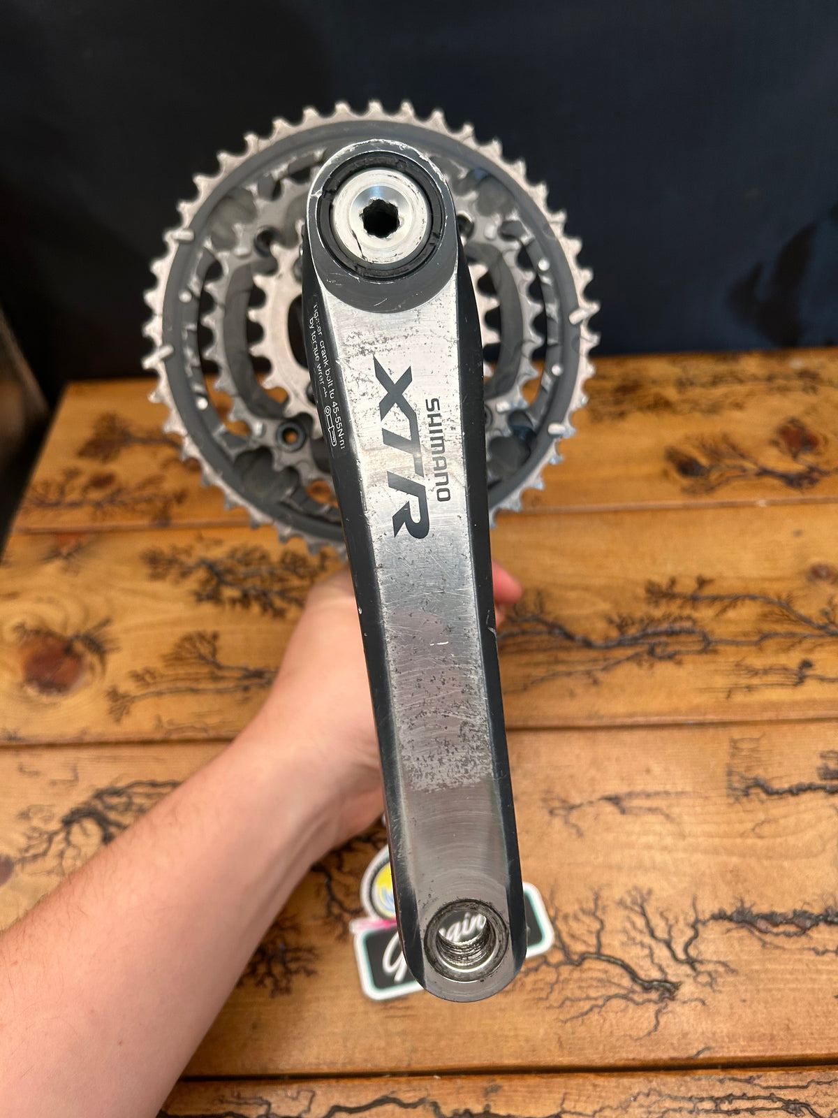 Shimano XTR FC-M970 44/32/22 HollowTech II Crankset With Bottom Bracket