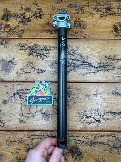 Syncros 26.8mm Black Seatpost 26.8x350