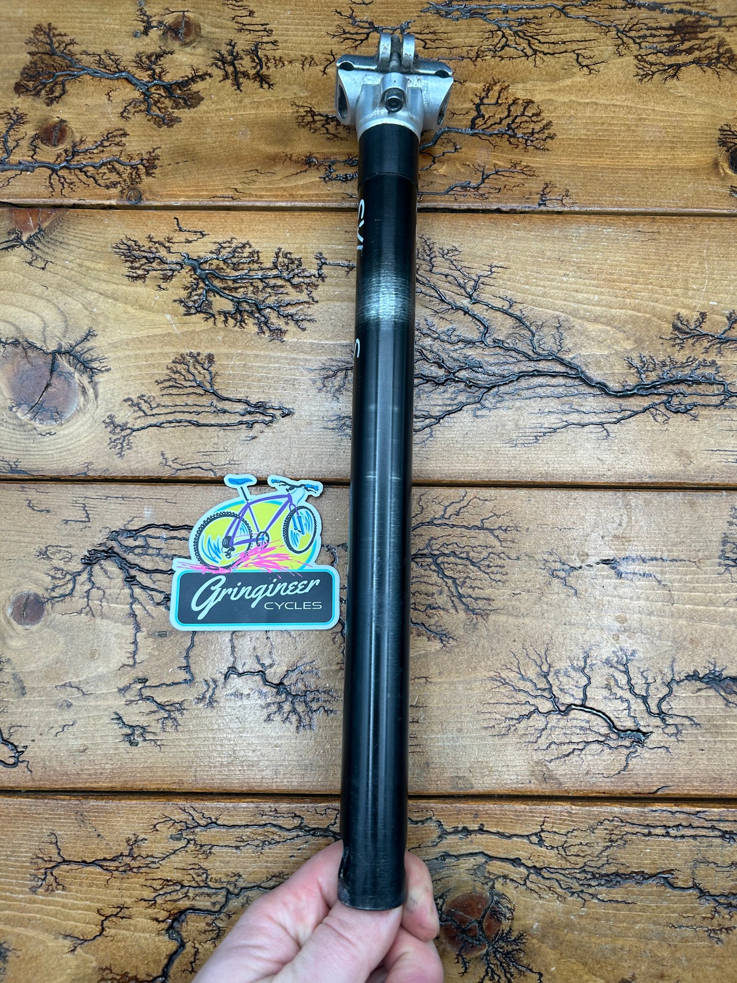 Syncros 26.8mm Black Seatpost 26.8x350