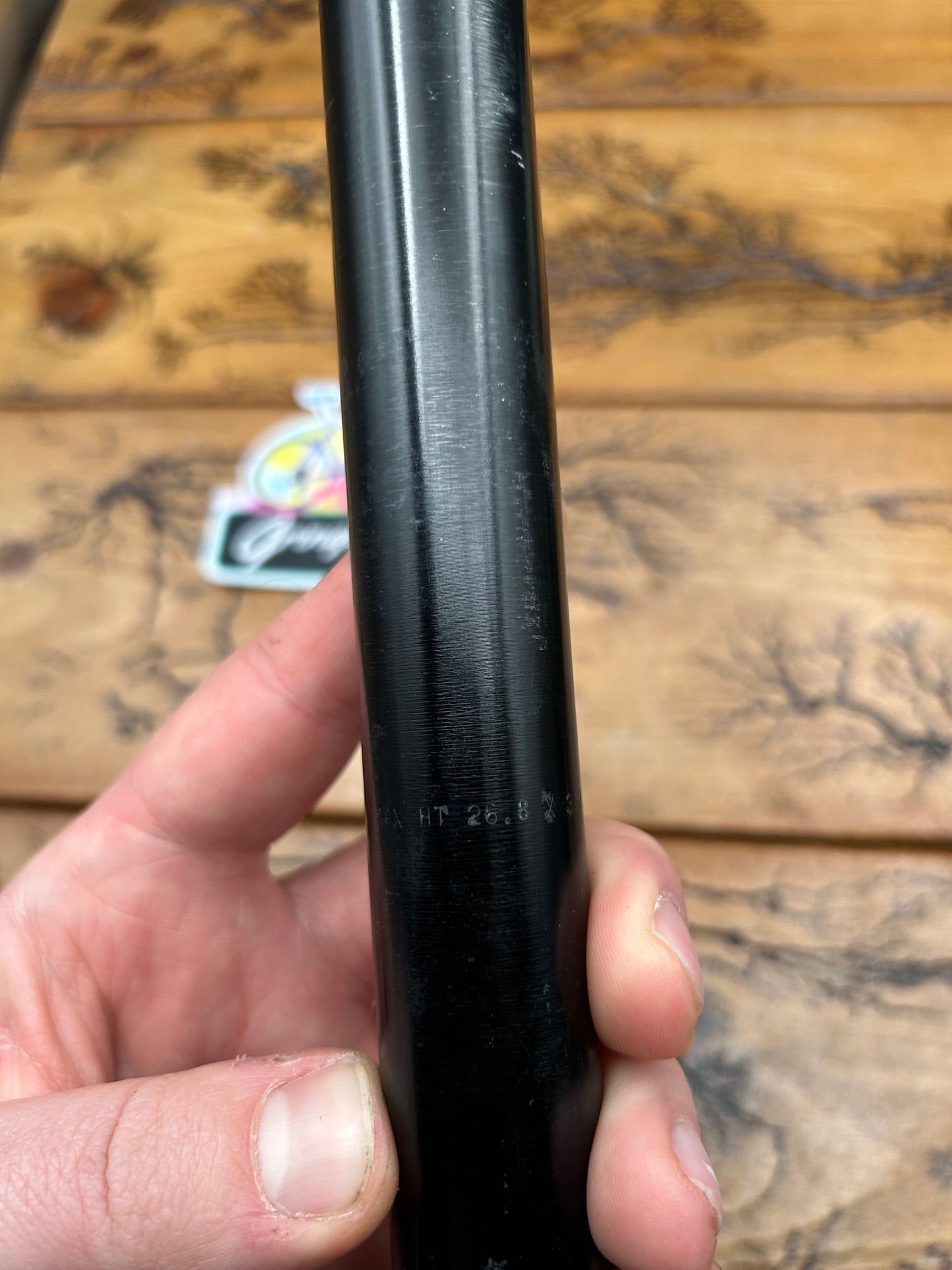 Syncros 26.8mm Black Seatpost 26.8x350