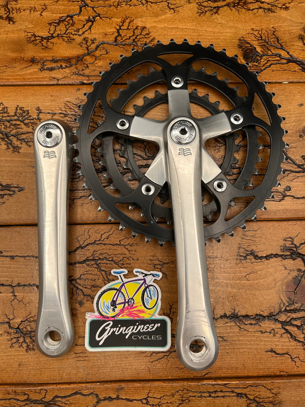 Specialized Flag 48/38/28 175mm Square Taper Crankset