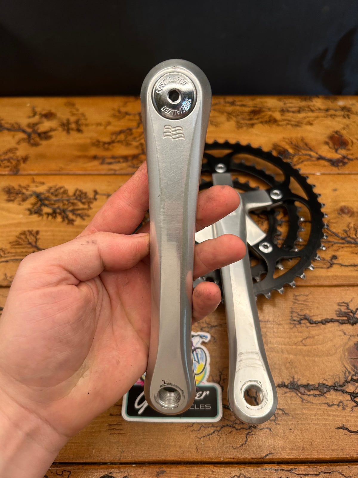 Specialized Flag 48/38/28 175mm Square Taper Crankset
