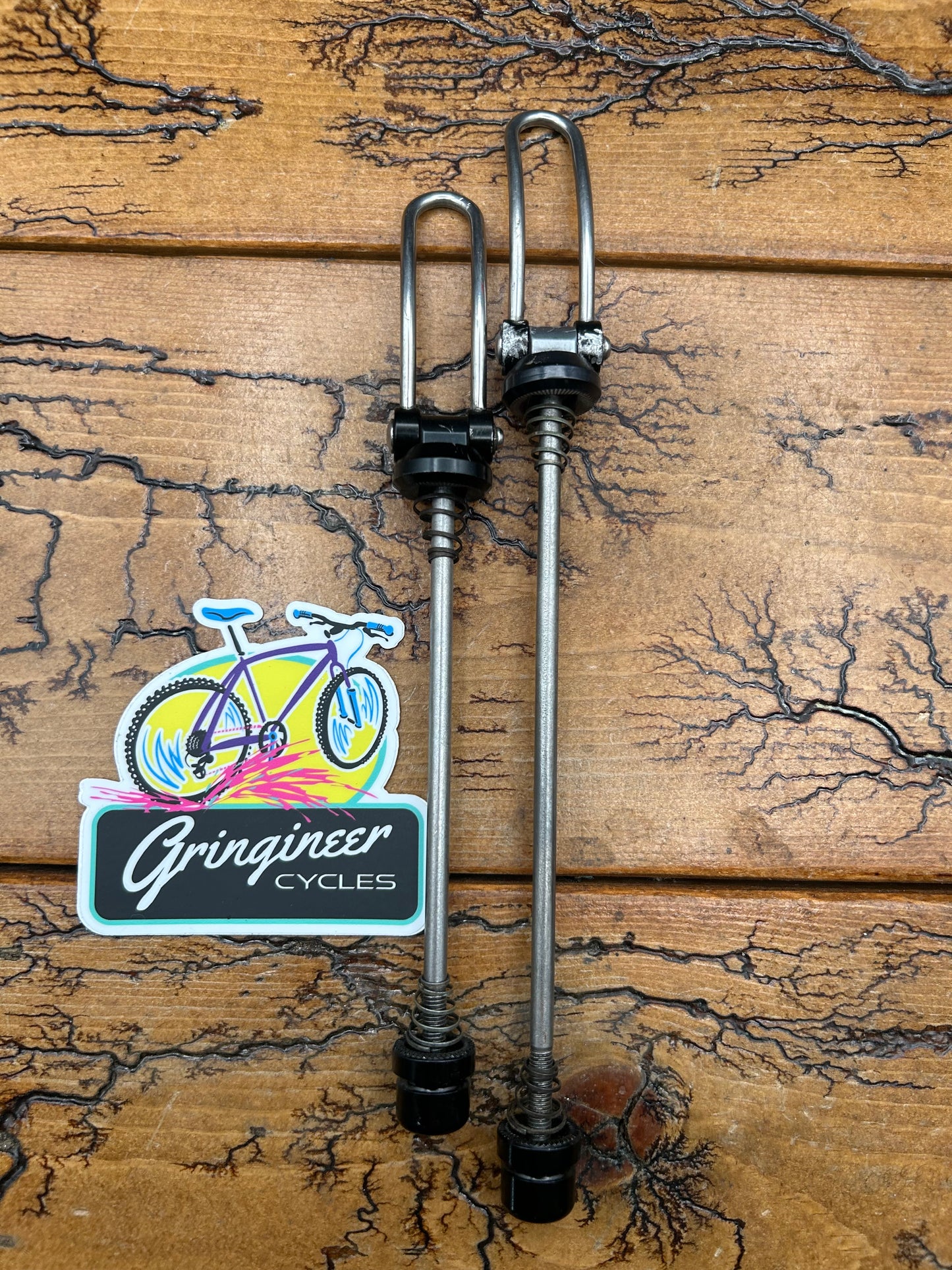 Odyssey Svelte Black Quick Release Skewer Set