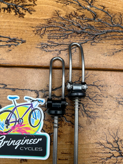 Odyssey Svelte Black Quick Release Skewer Set