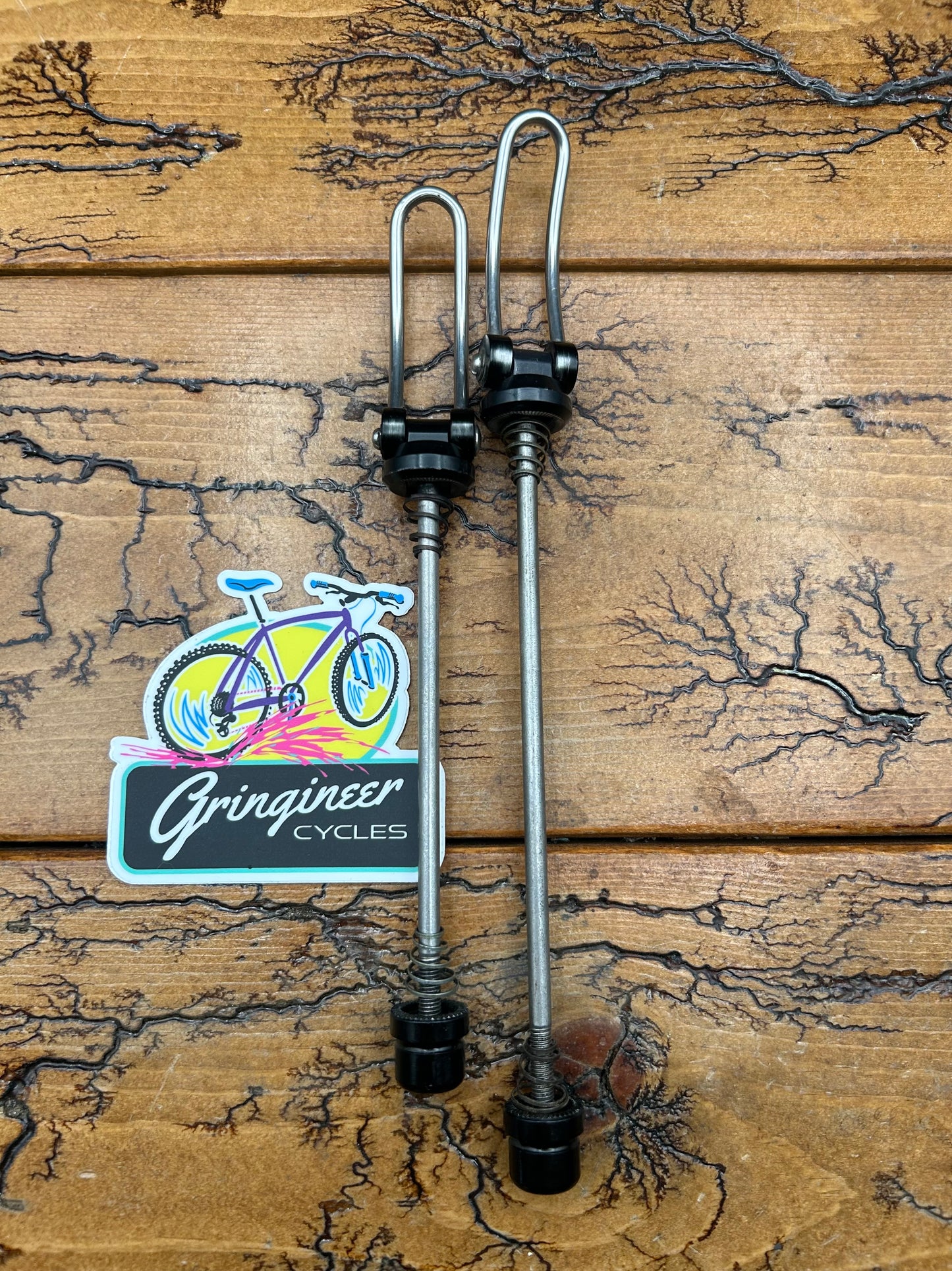 Odyssey Svelte Black Quick Release Skewer Set