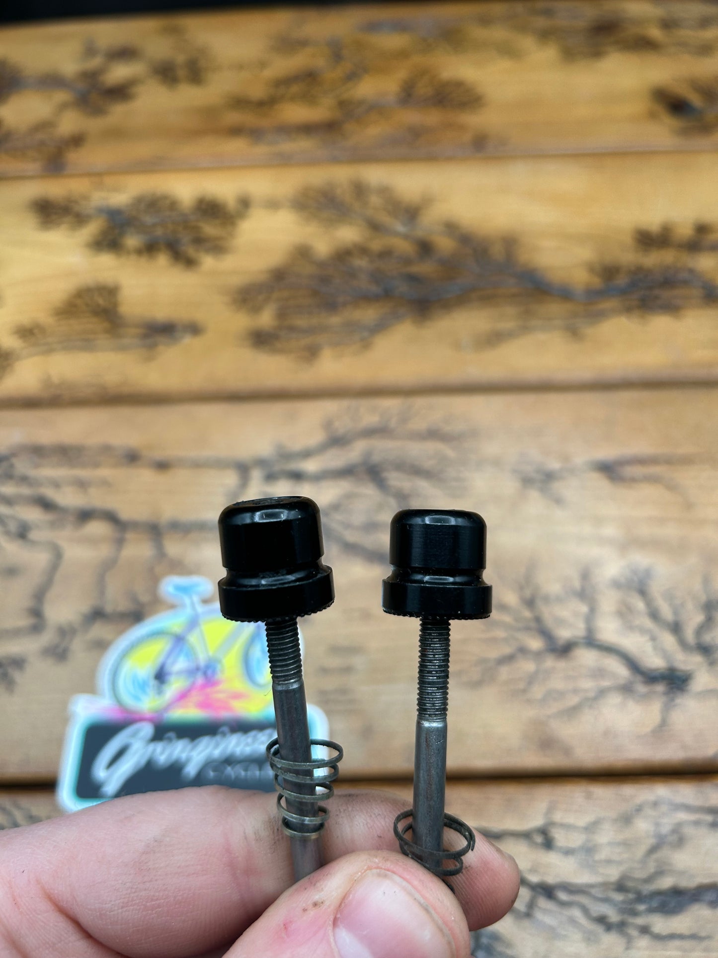 Odyssey Svelte Black Quick Release Skewer Set