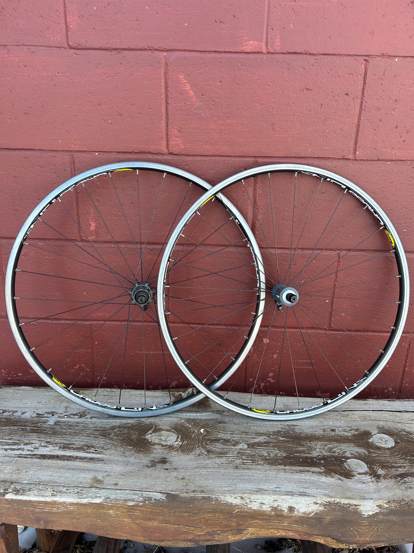 Mavic Crosslink 26" Rim Brake QR Wheelset