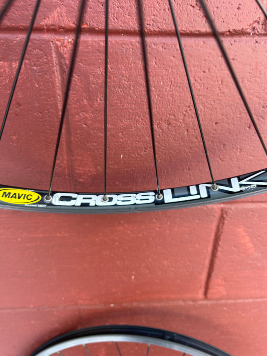 Mavic Crosslink 26" Rim Brake QR Wheelset