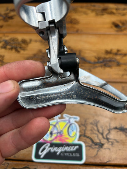 Shimano Deore XT FD-M735 28.6mm Bottom Pull Front Derailleur