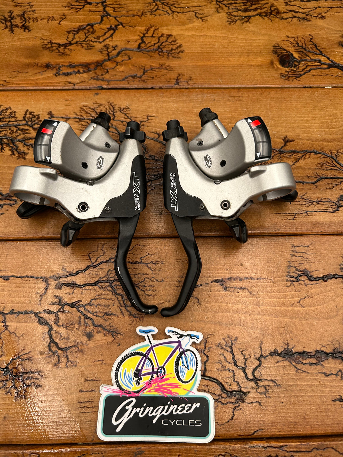 Shimano Deore XT ST-M750 9x3 Shifter / Brake Levers Set