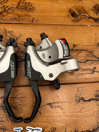 Shimano Deore XT ST-M750 9x3 Shifter / Brake Levers Set