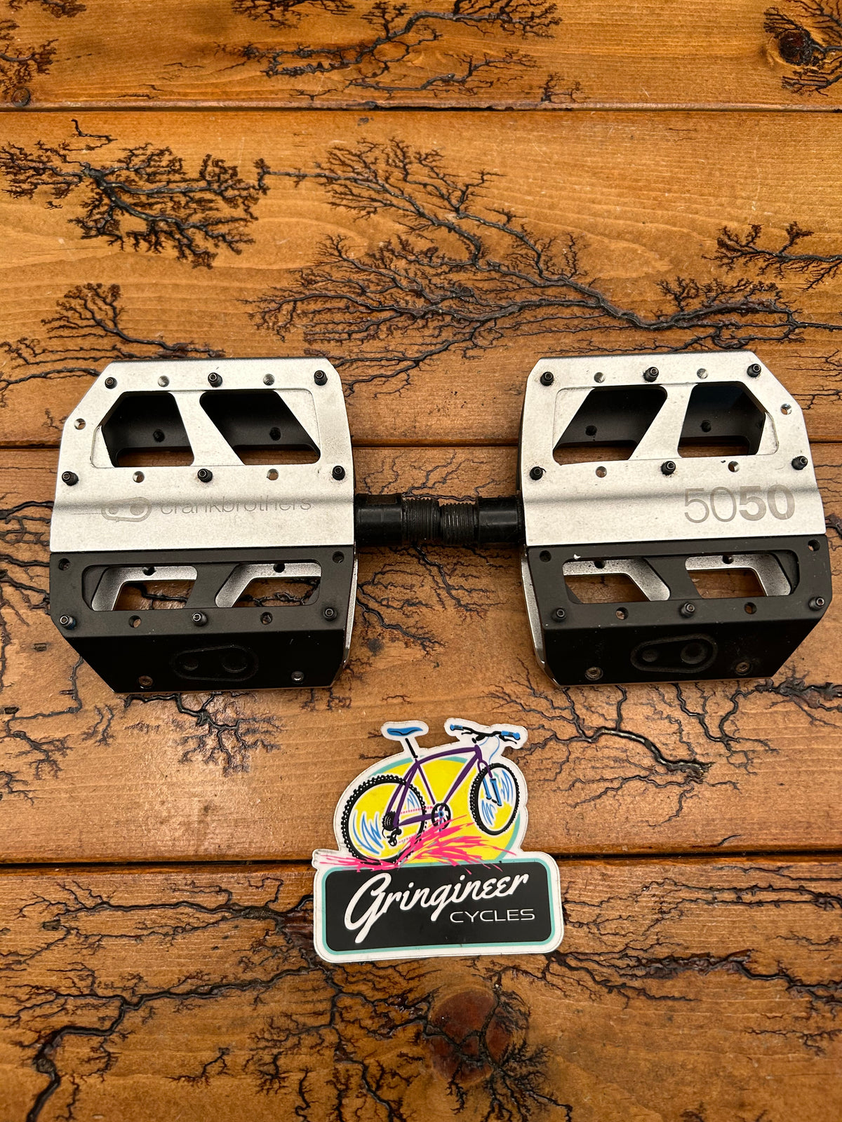 Crank Brothers 5050 Black/Silver Pedals