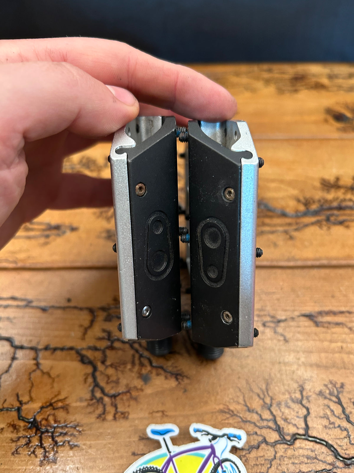 Crank Brothers 5050 Black/Silver Pedals