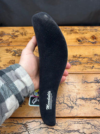 Mundialita Black Faux Suede Saddle