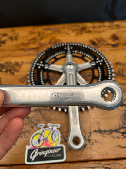 Shimano Dura Ace GA-200 53/42 170mm Crankset With Black Chainrings