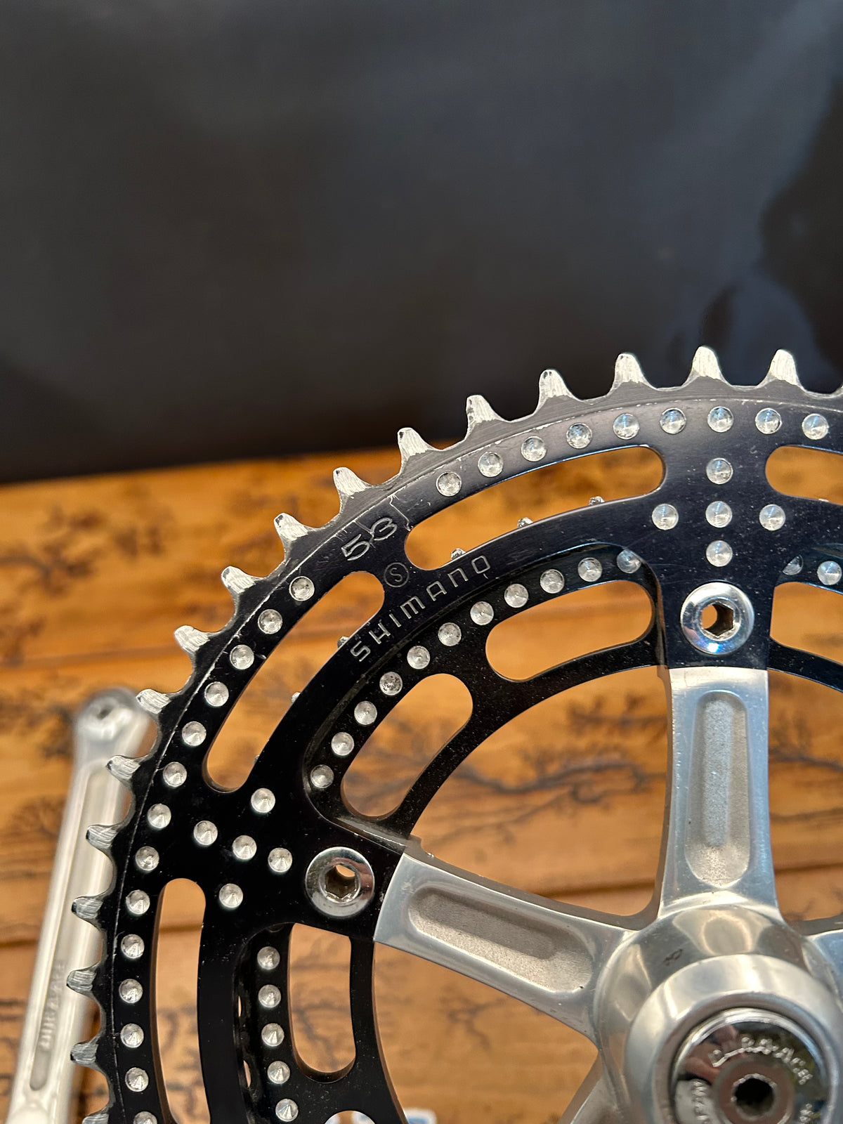Shimano Dura Ace GA-200 53/42 170mm Crankset With Black Chainrings
