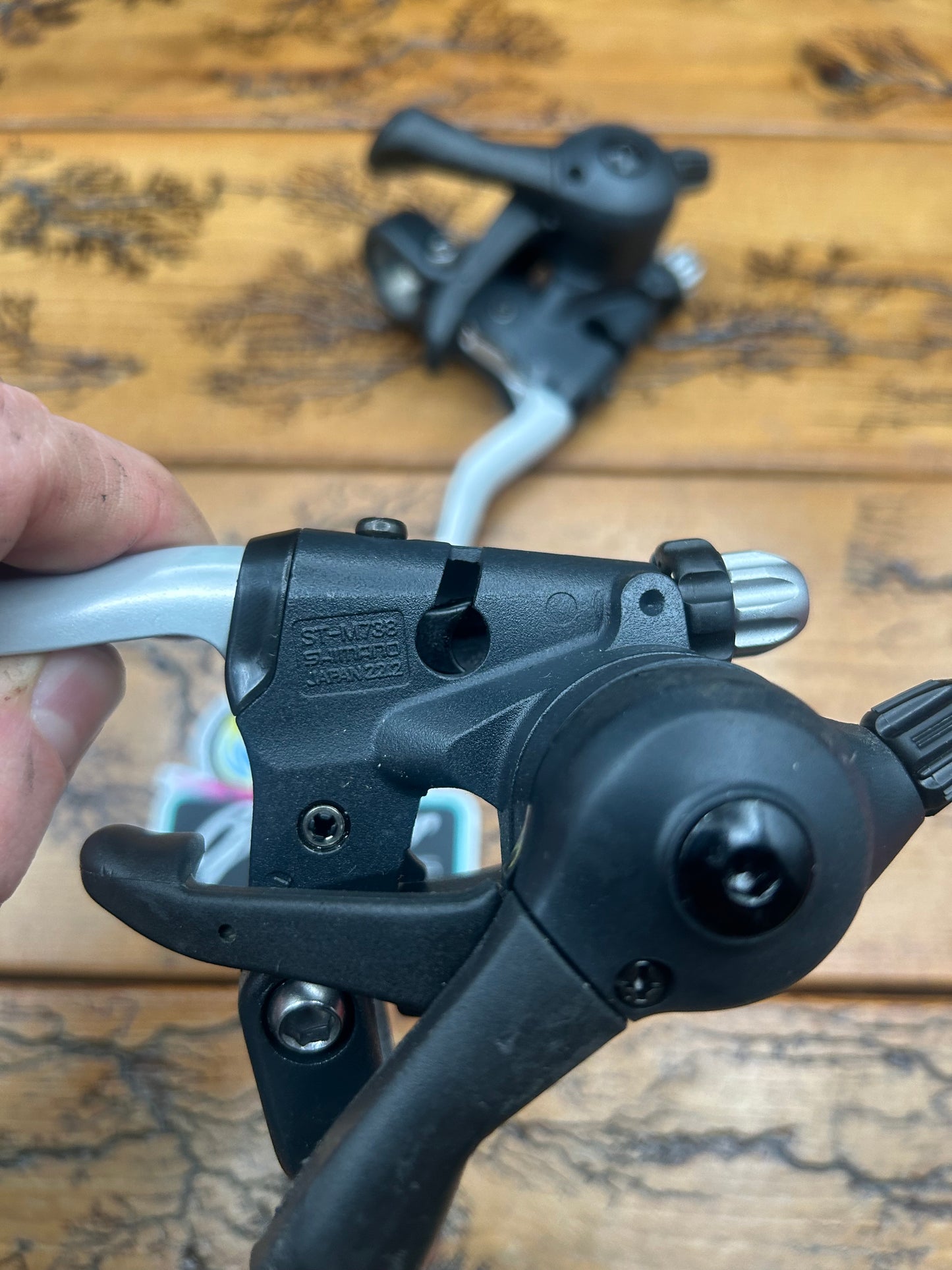 Shimano Deore XT ST-M738 3x8 Shifter Brake Lever Set