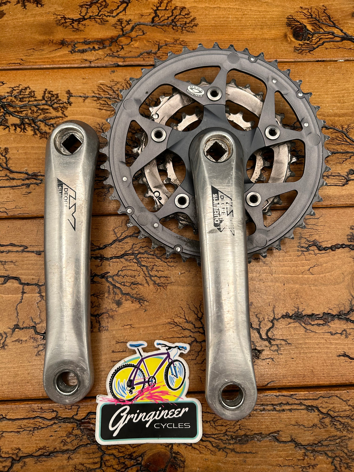 Shimano Deore LX FC-M570 175mm 44/32/22 Crankset