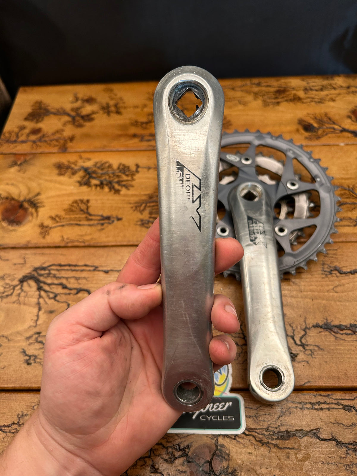 Shimano Deore LX FC-M570 175mm 44/32/22 Crankset