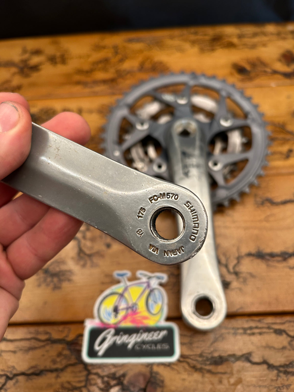 Shimano Deore LX FC-M570 175mm 44/32/22 Crankset