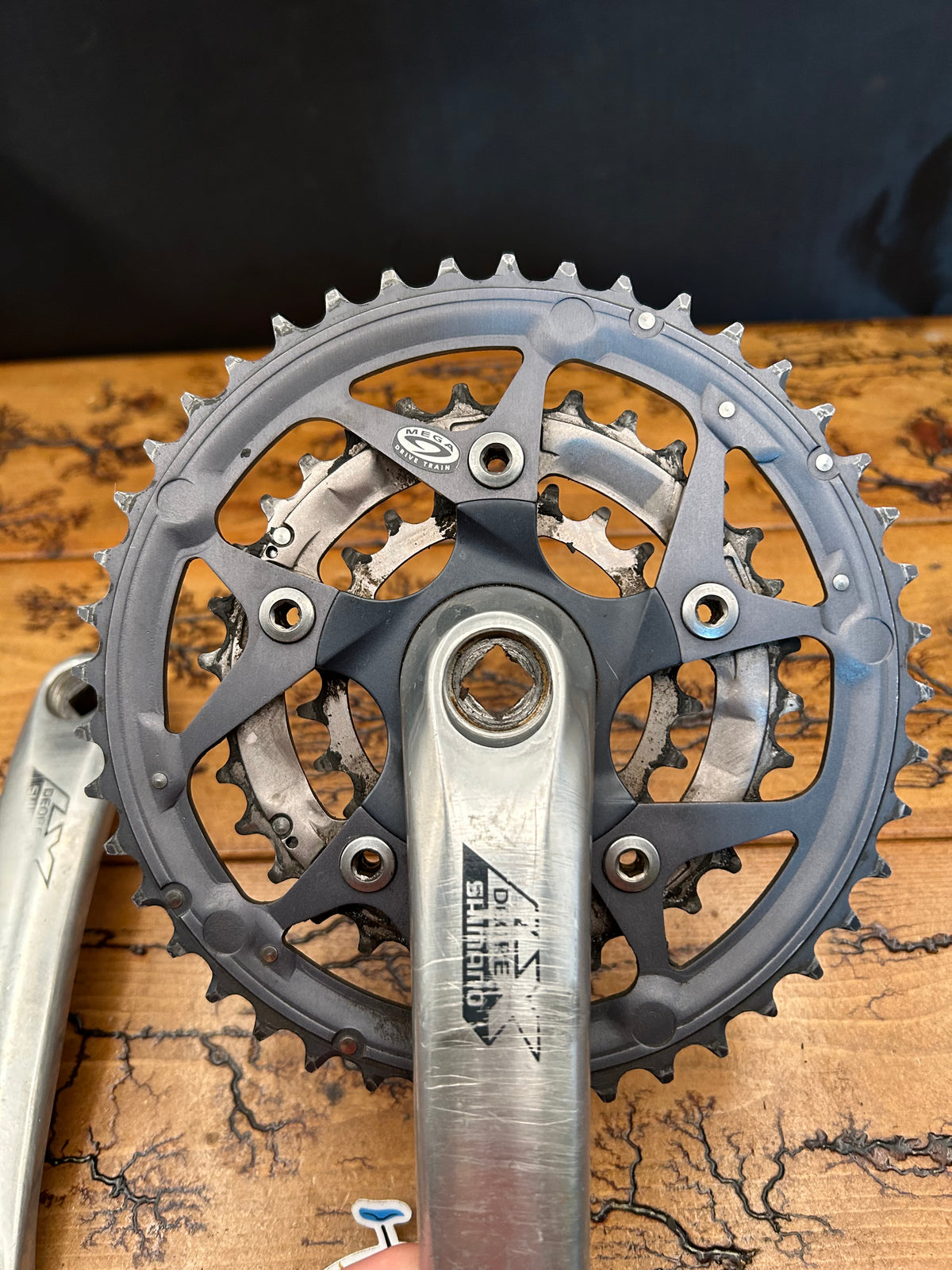 Shimano Deore LX FC-M570 175mm 44/32/22 Crankset