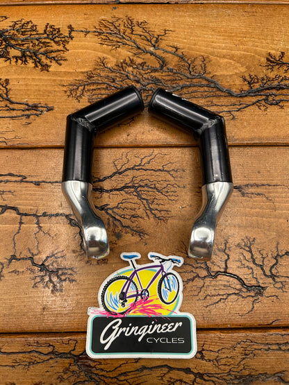 Onza Short L Bend Black Bar Ends
