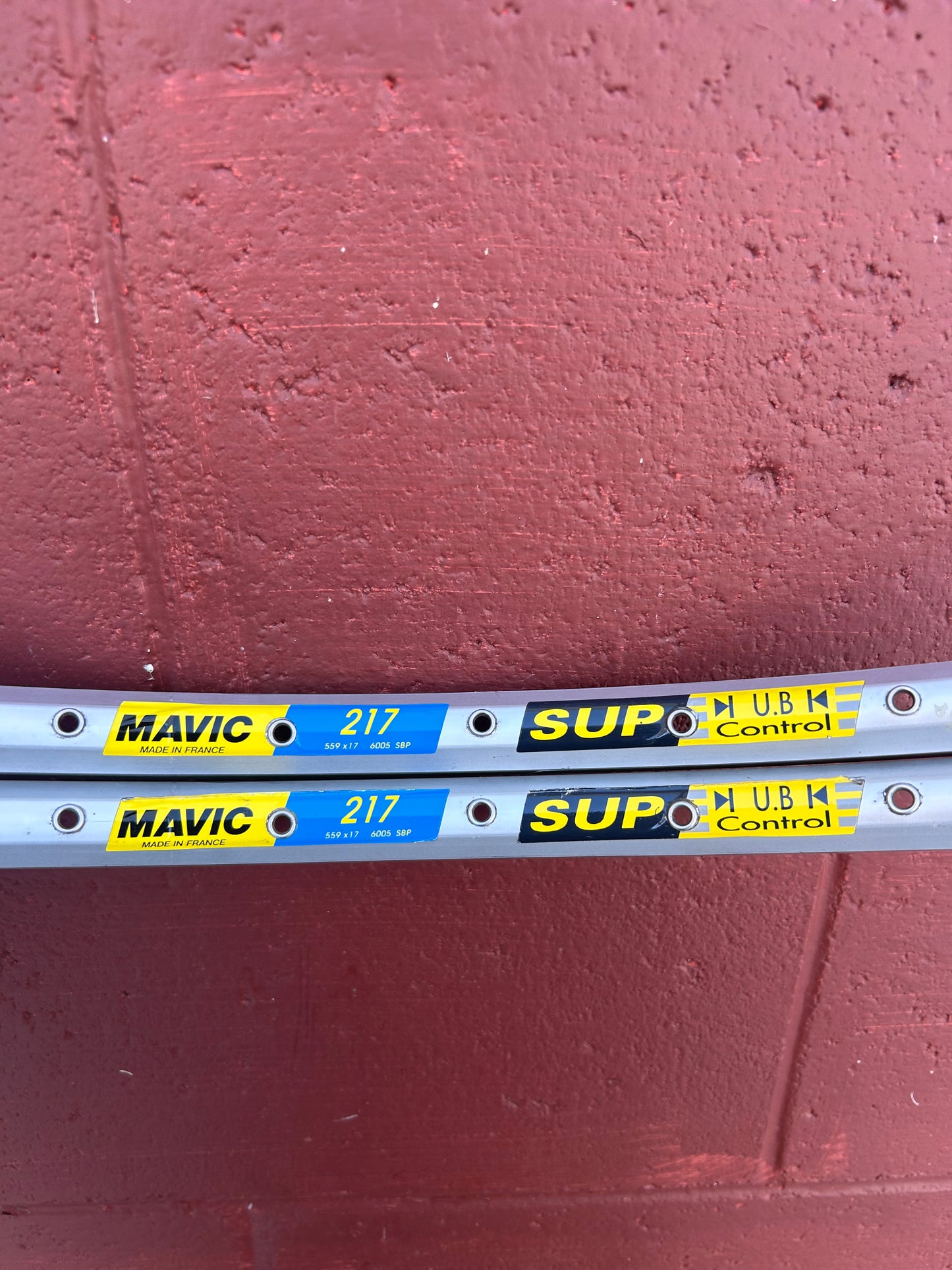 Mavic 217 SUP Silver 32 Hole Rims Set Of 2