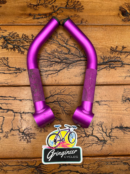 Purple Anodized Long Bar Ends