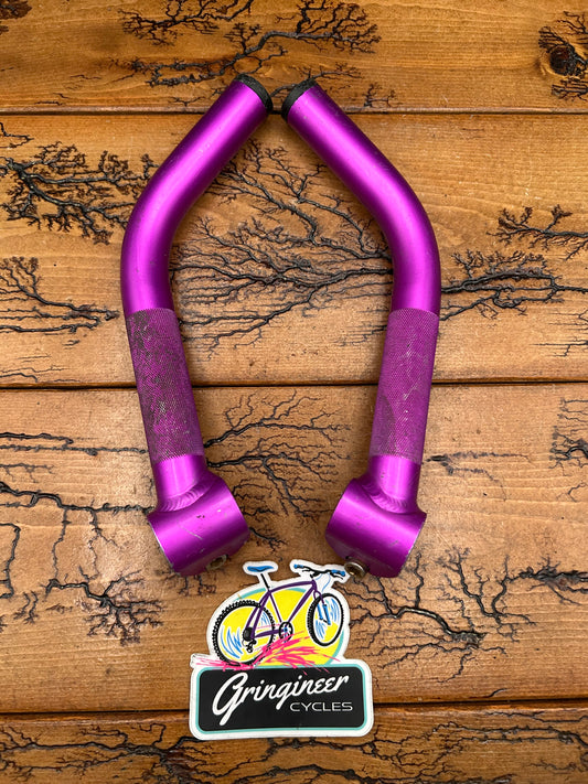 Purple Anodized Long Bar Ends