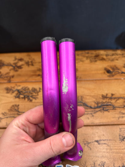 Purple Anodized Long Bar Ends
