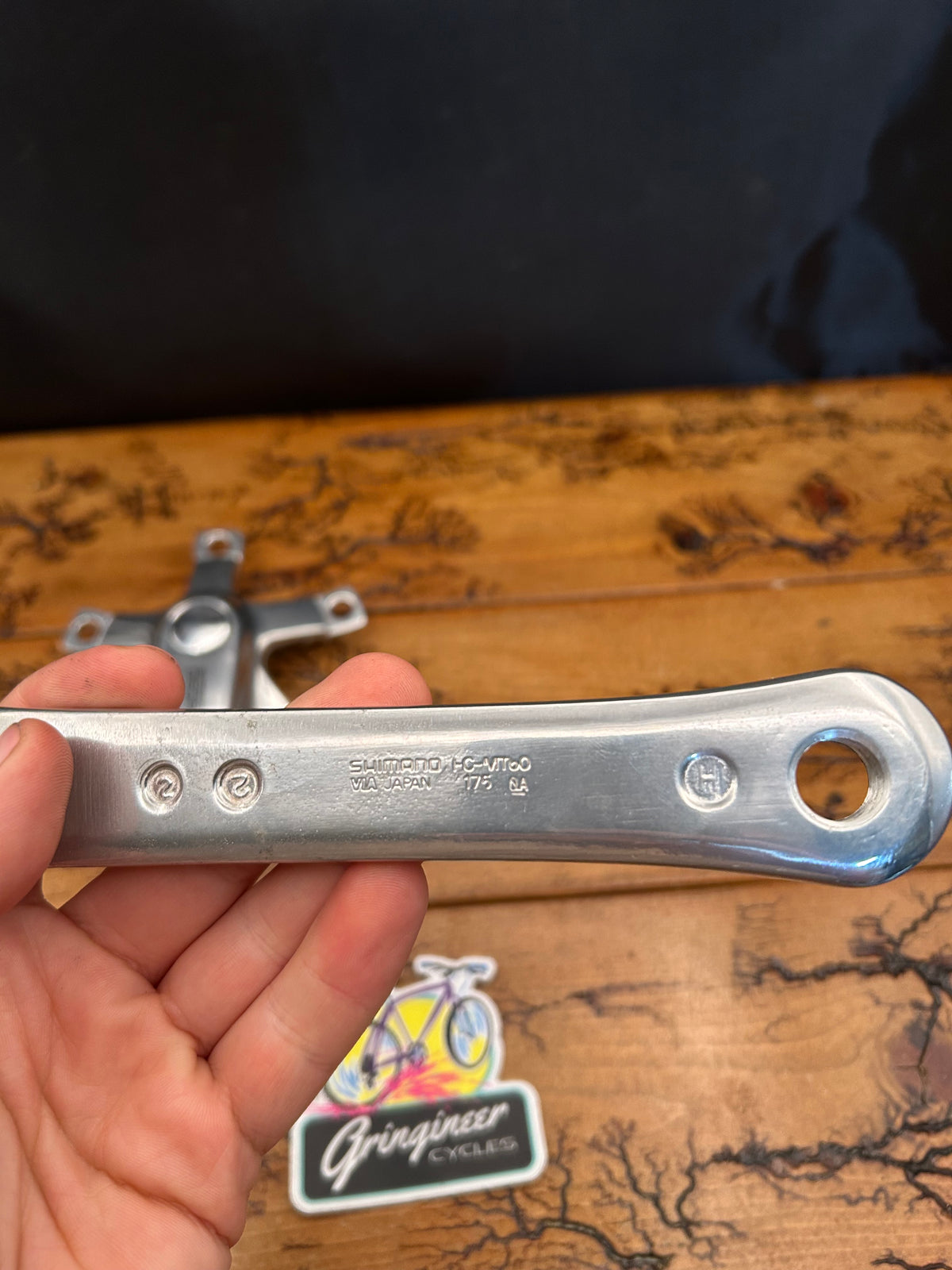 Shimano Deore FC-MT60 175mm Front Tandem Crankset NOS
