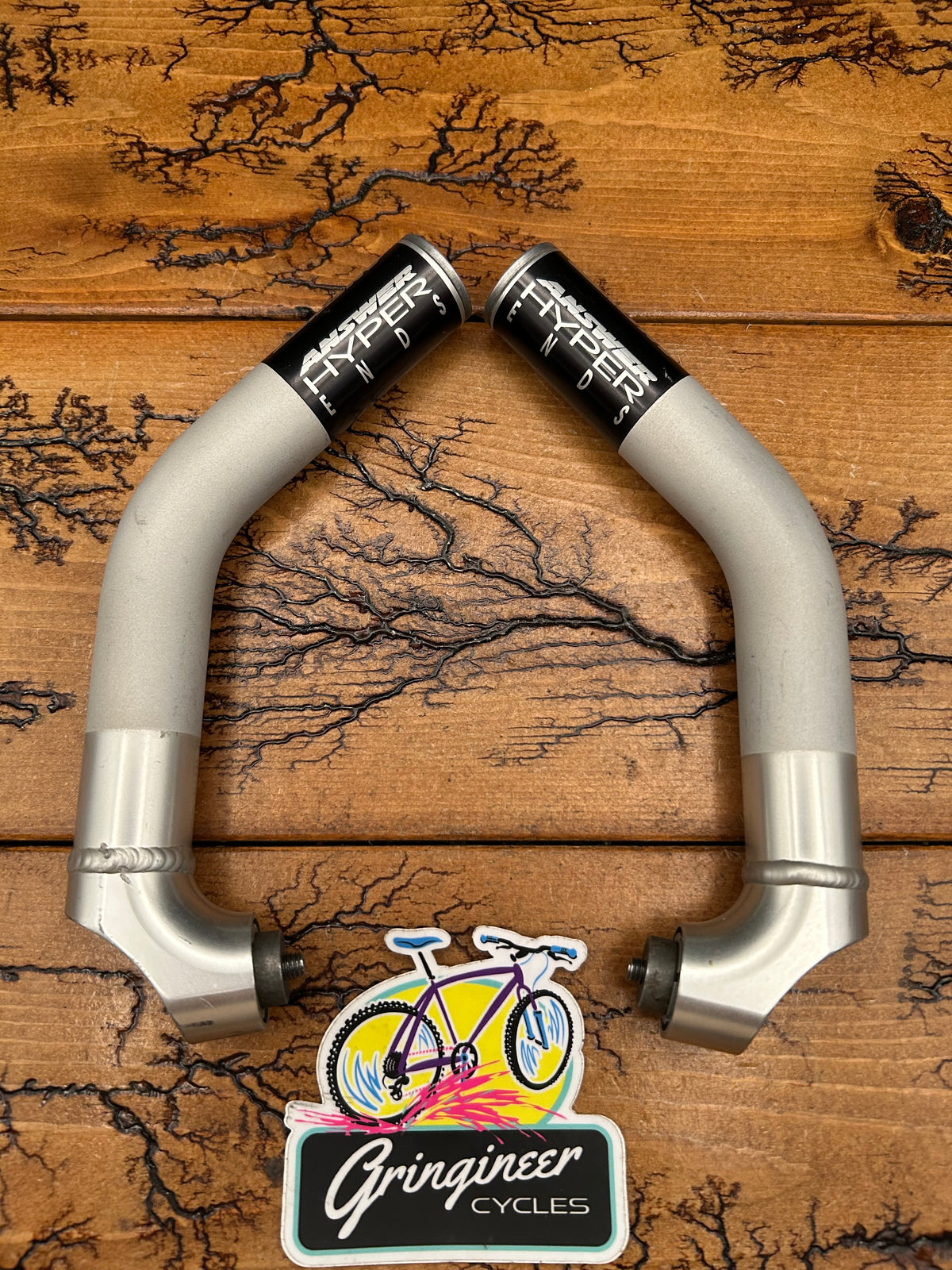 Answer Silver Hyper Ends Bar Ends