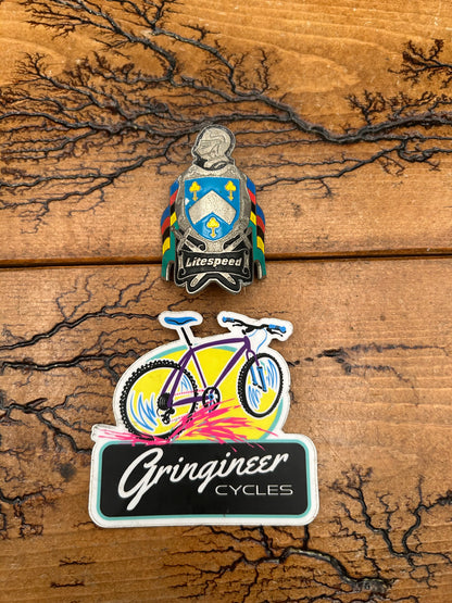 Litespeed Metal Head Badge